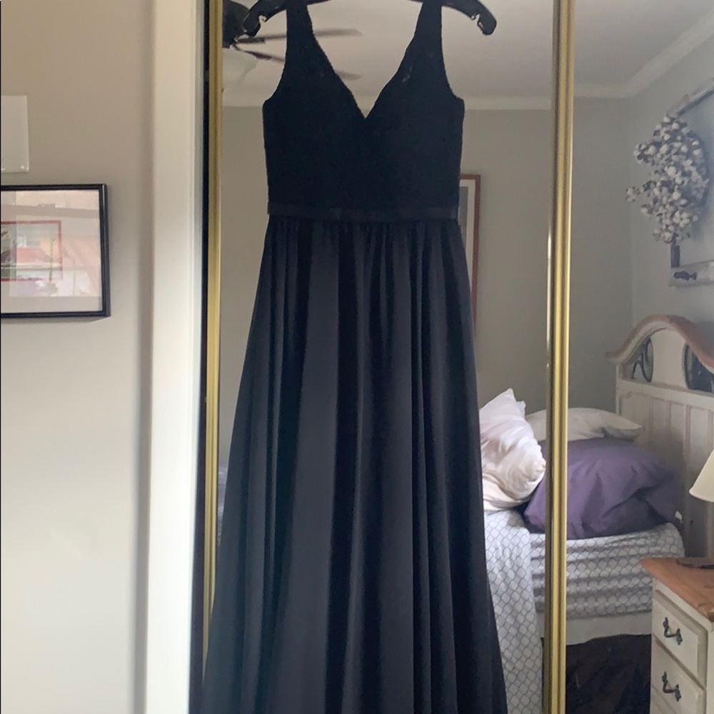 Black Formal Sleeveless Long Dress Size 6